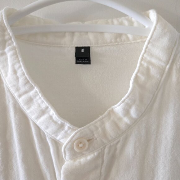 Two Muji men's white shirts size s - Picture 5 of 6